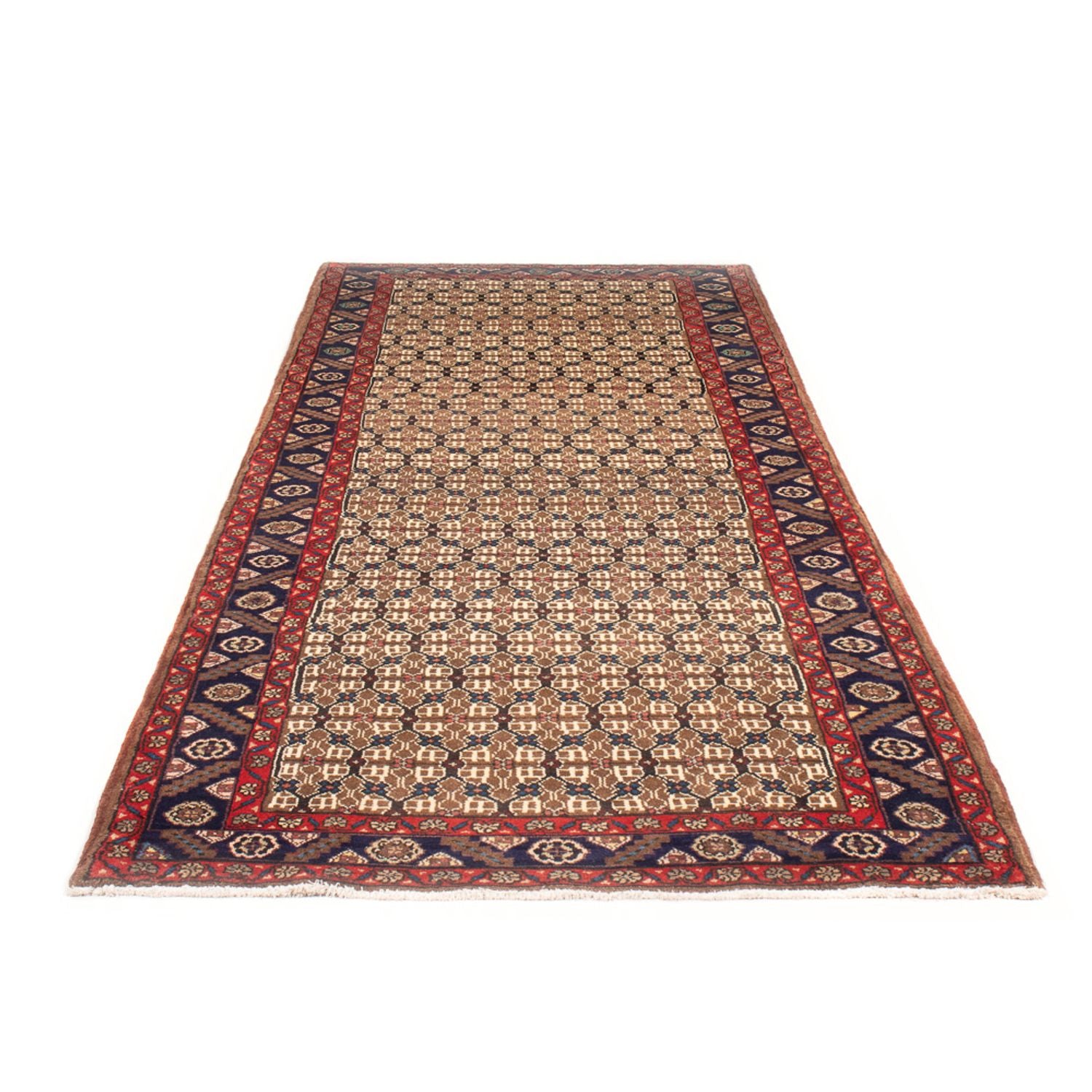 Alfombra de pasillo Alfombra persa - Nómada - 220 x 112 cm - crema