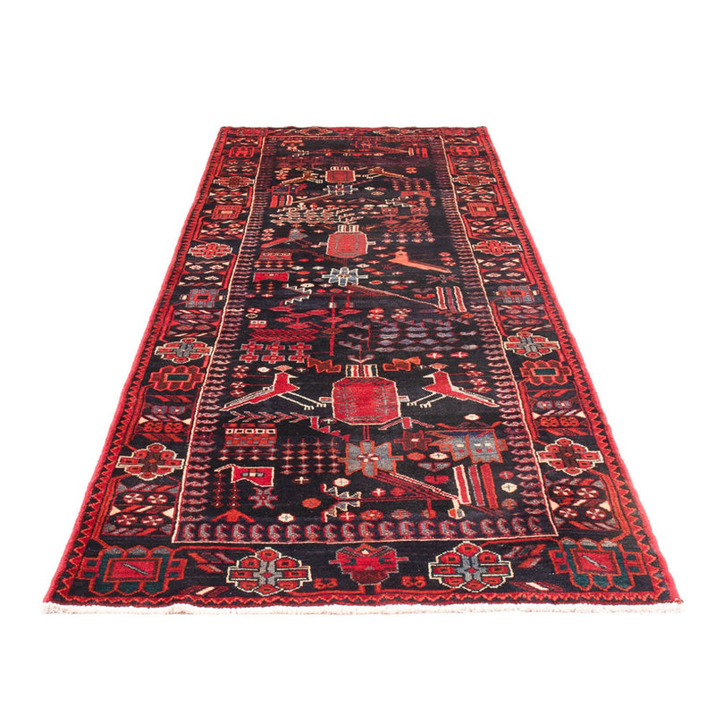 Alfombra de pasillo Alfombra persa - Nómada - 331 x 108 cm - azul oscuro
