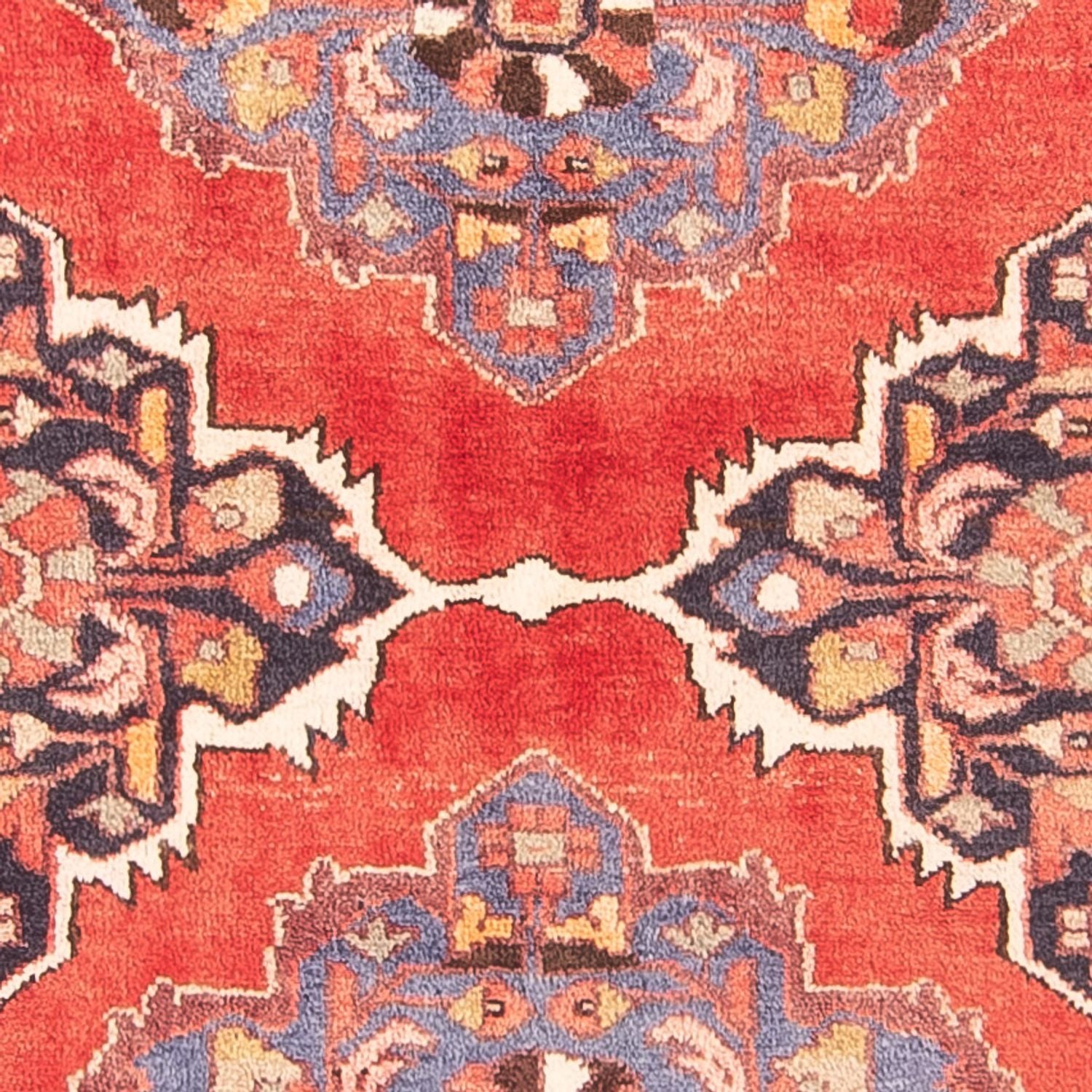 Alfombra de pasillo Alfombra persa - Bidjar - 285 x 103 cm - rojo