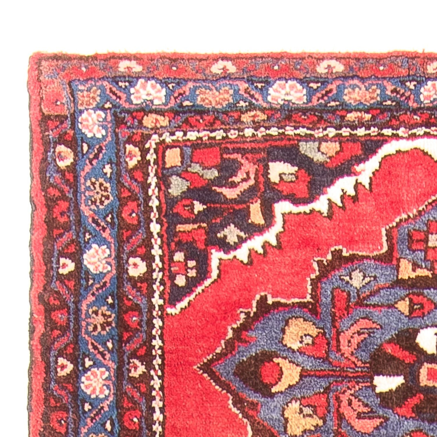 Alfombra de pasillo Alfombra persa - Bidjar - 285 x 103 cm - rojo