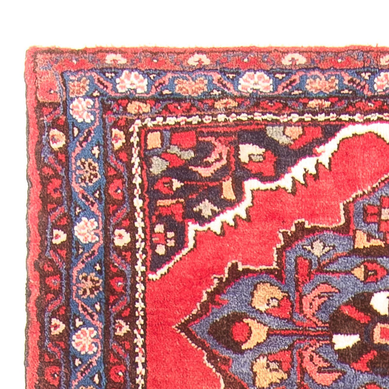 Alfombra de pasillo Alfombra persa - Bidjar - 285 x 103 cm - rojo