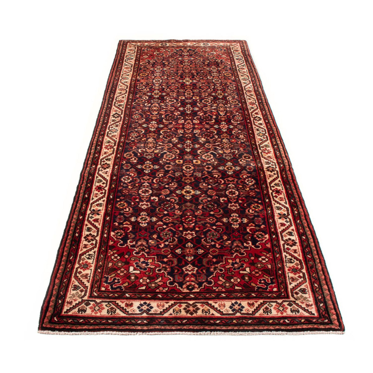 Alfombra de pasillo Alfombra persa - Nómada - 315 x 105 cm - azul oscuro