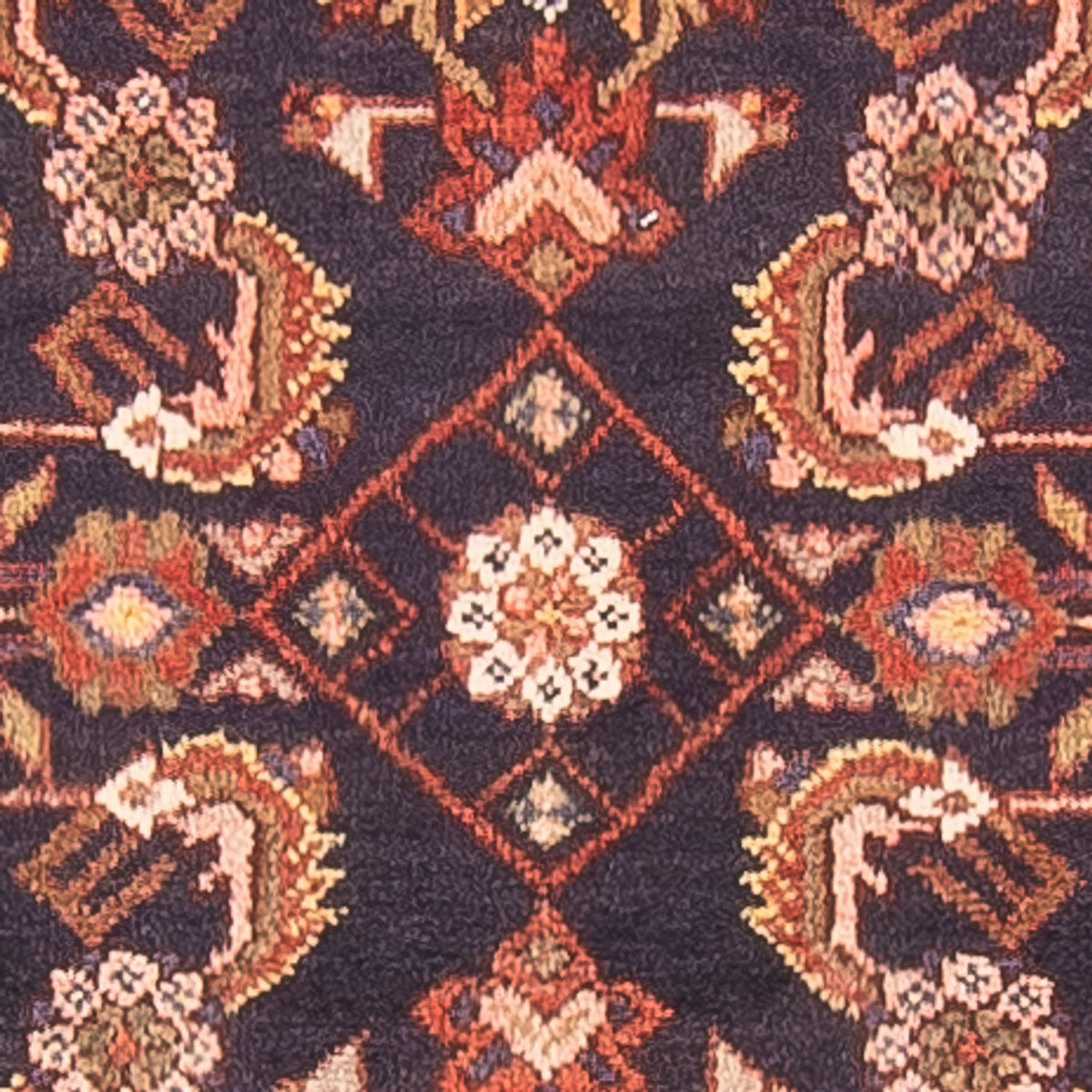 Alfombra de pasillo Alfombra persa - Nómada - 290 x 103 cm - azul oscuro