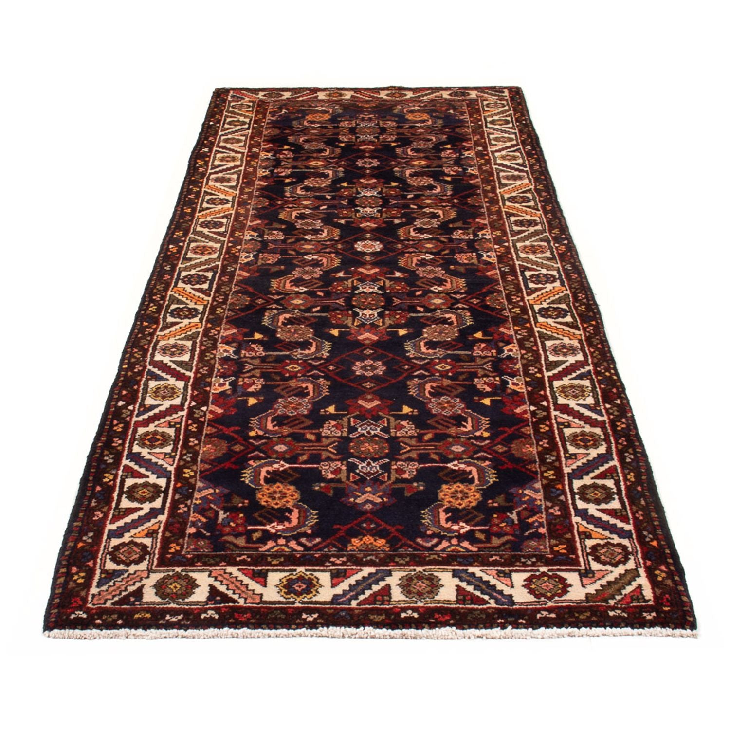 Alfombra de pasillo Alfombra persa - Nómada - 290 x 103 cm - azul oscuro