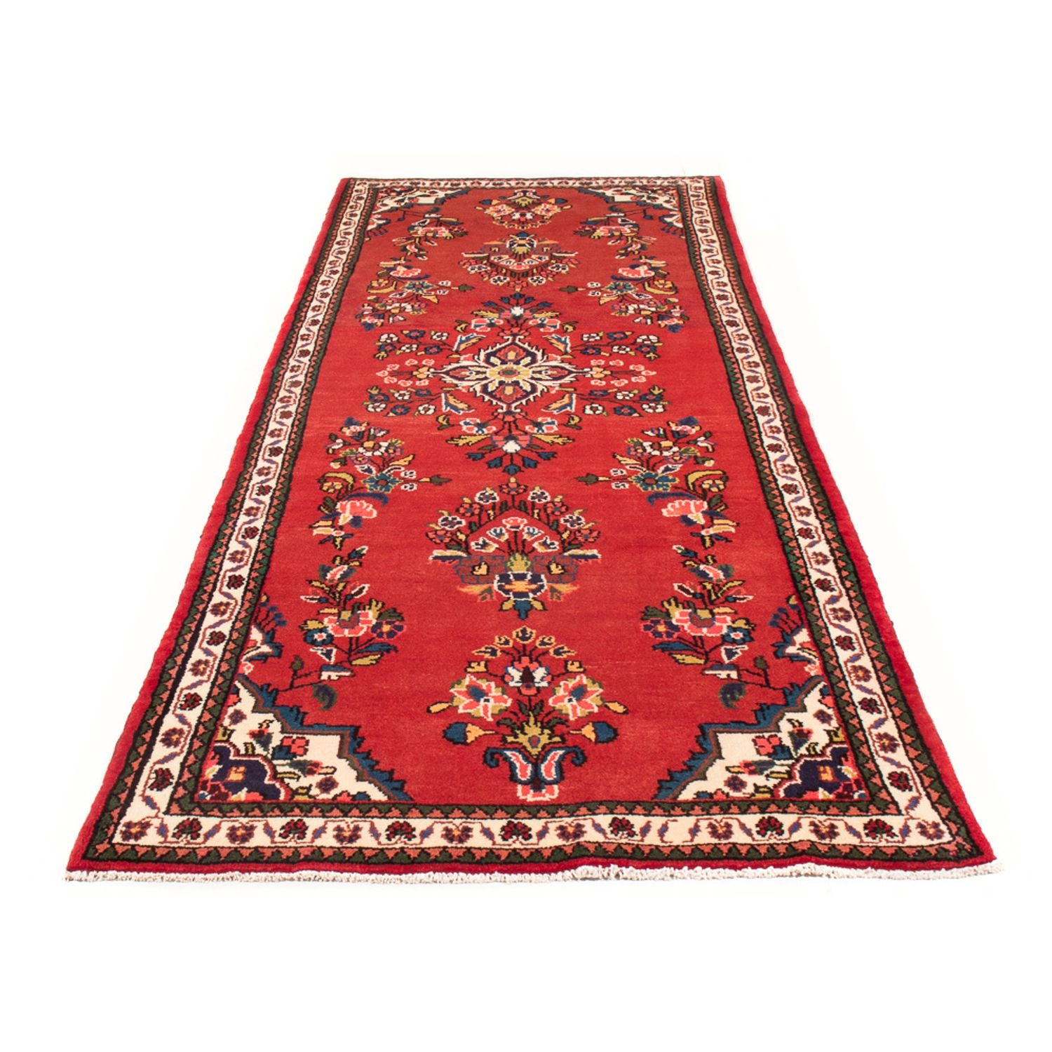 Alfombra de pasillo Alfombra persa - Nómada - 293 x 110 cm - rojo