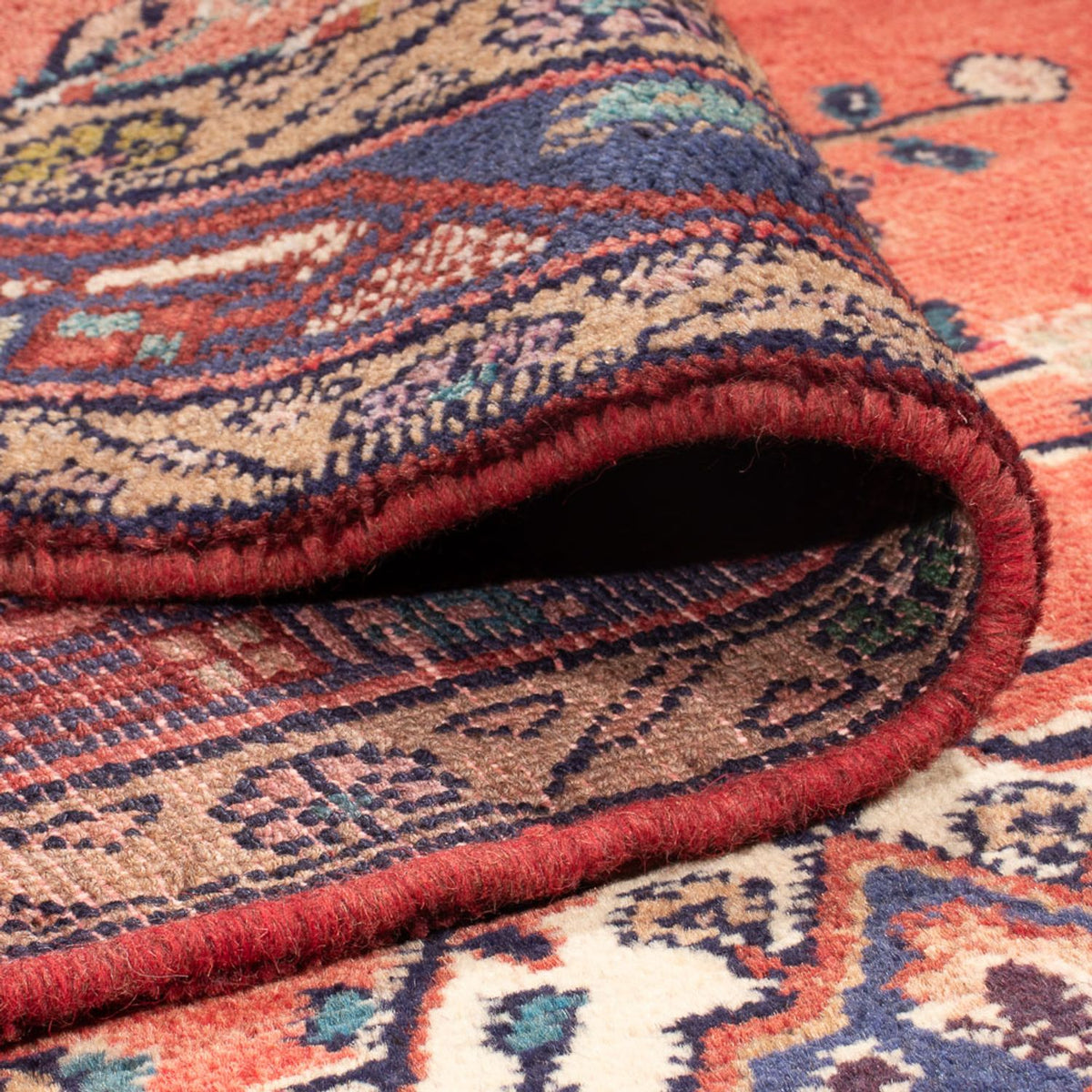 Alfombra de pasillo Alfombra persa - Nómada - 311 x 126 cm - rojo