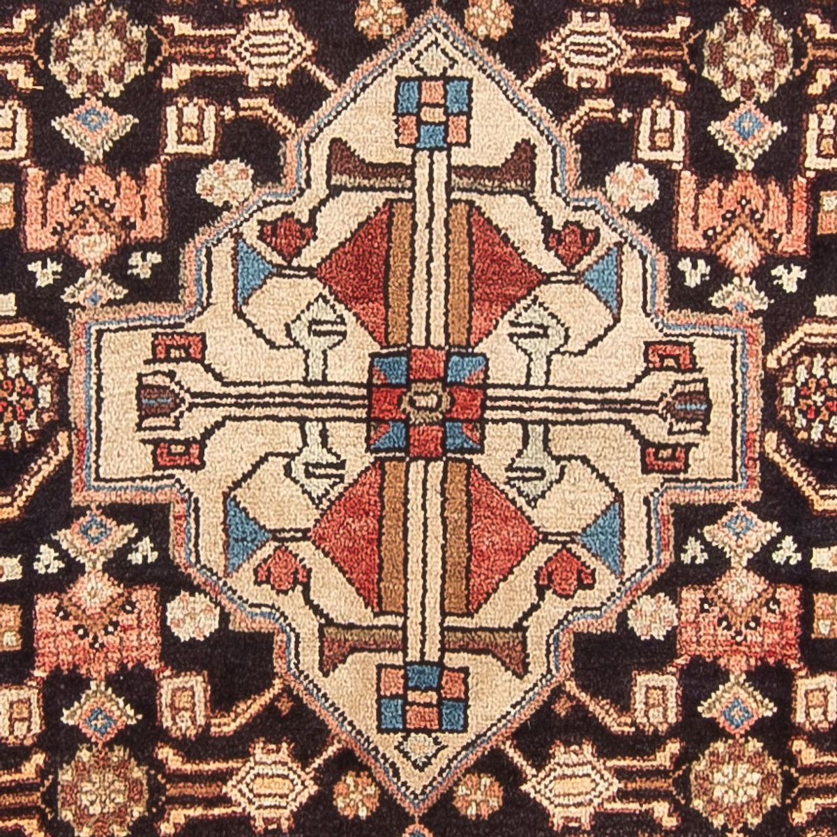 Alfombra de pasillo Alfombra persa - Nómada - 300 x 110 cm - azul oscuro