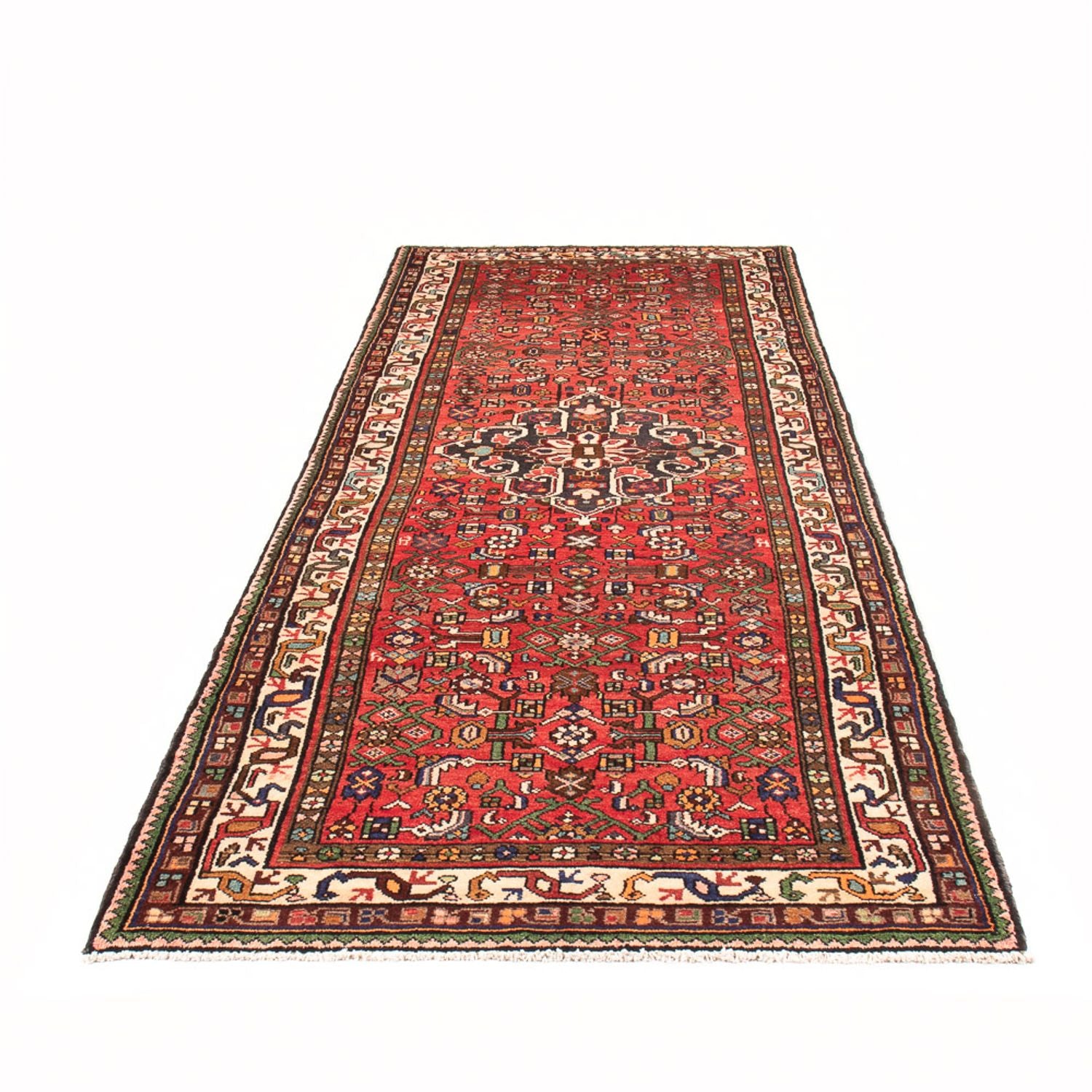 Alfombra de pasillo Alfombra persa - Nómada - 313 x 115 cm - rojo