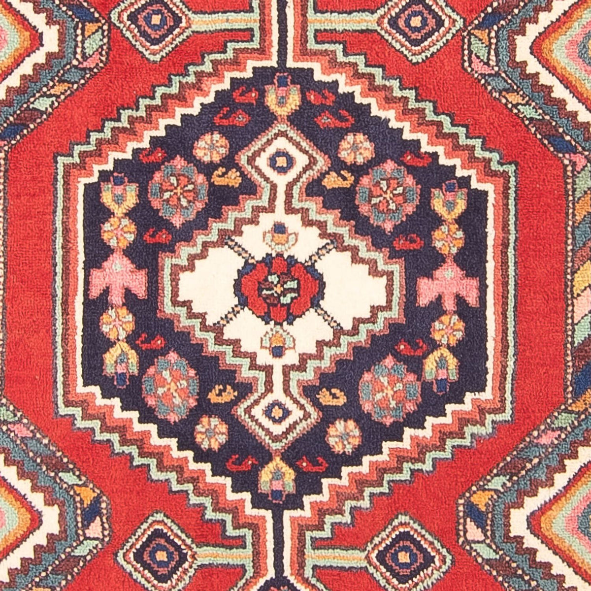 Alfombra de pasillo Alfombra persa - Nómada - 296 x 119 cm - rojo