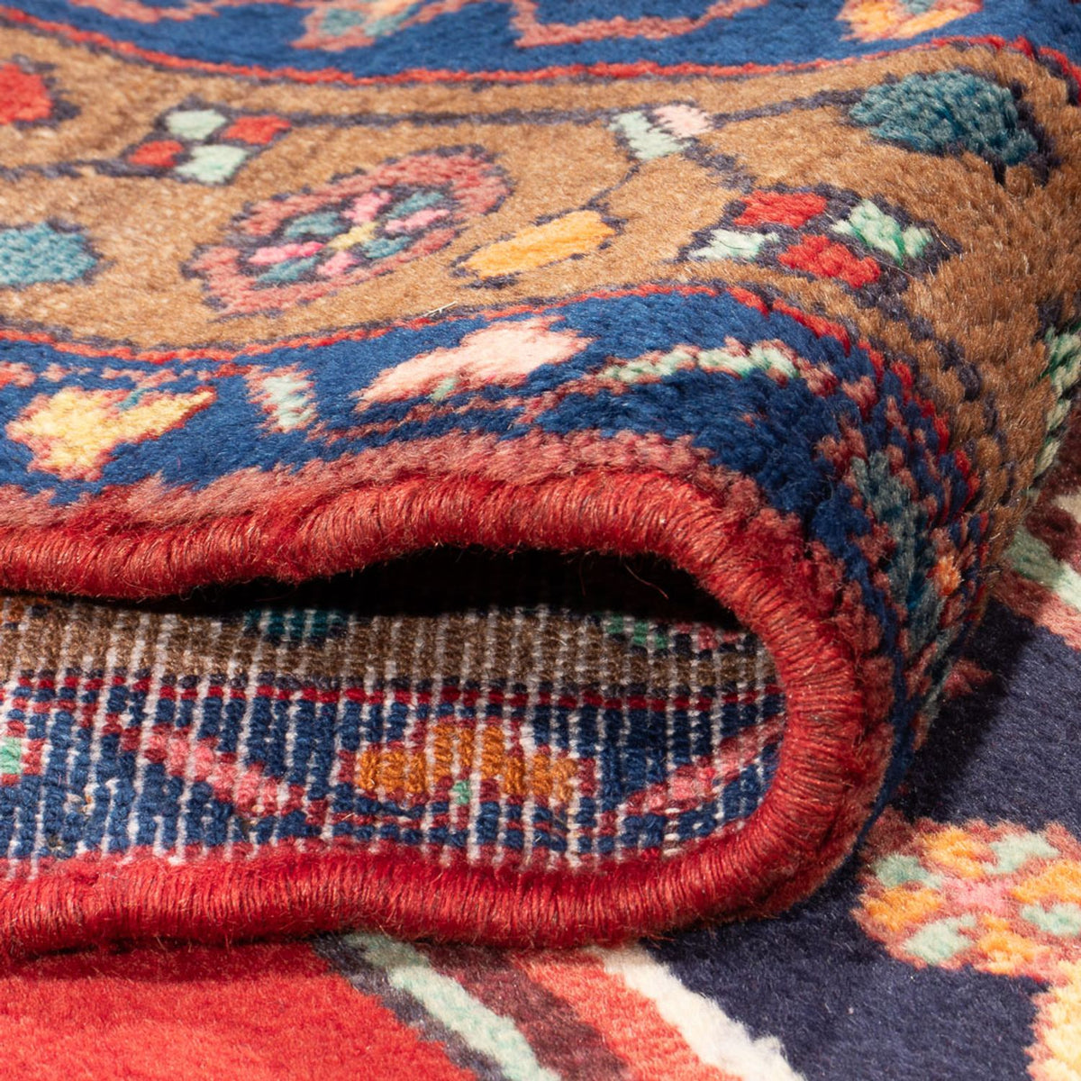 Alfombra de pasillo Alfombra persa - Nómada - 296 x 119 cm - rojo