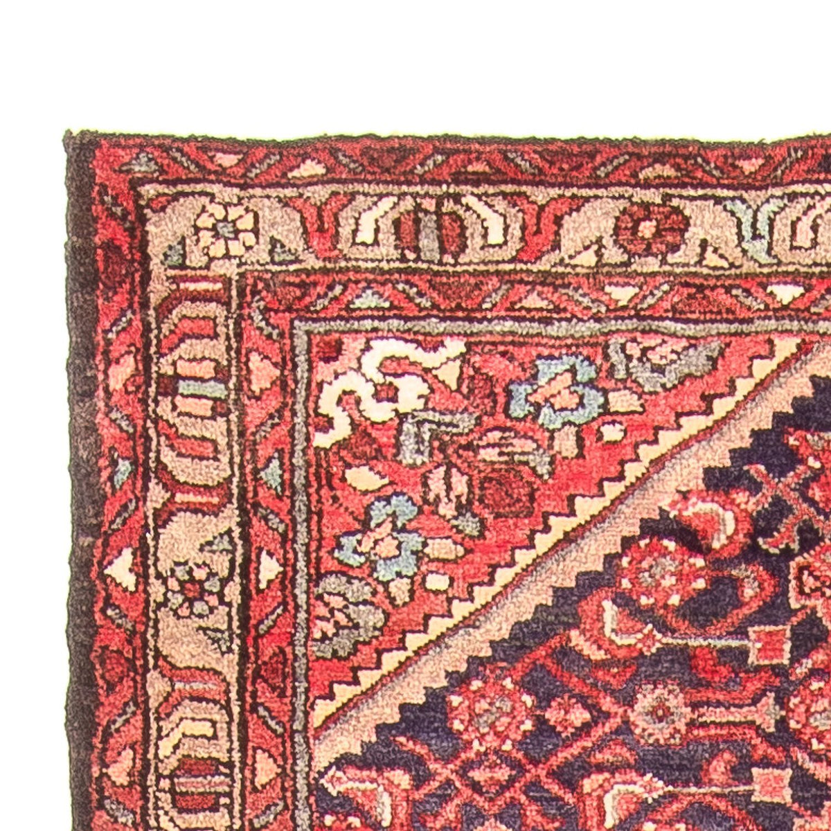 Alfombra de pasillo Alfombra persa - Nómada - 301 x 109 cm - azul oscuro