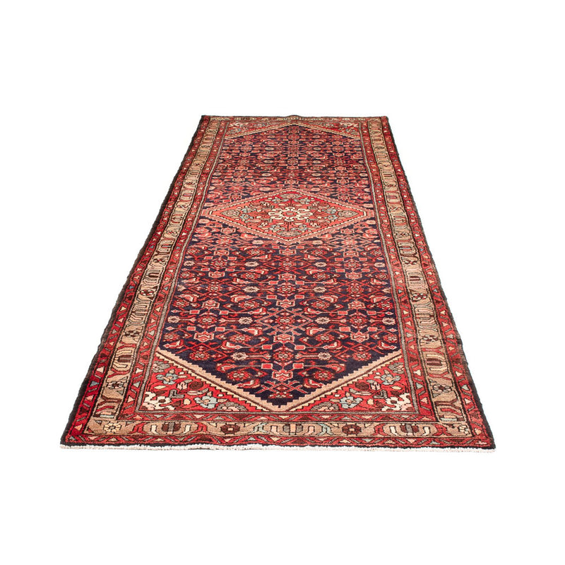 Alfombra de pasillo Alfombra persa - Nómada - 301 x 109 cm - azul oscuro