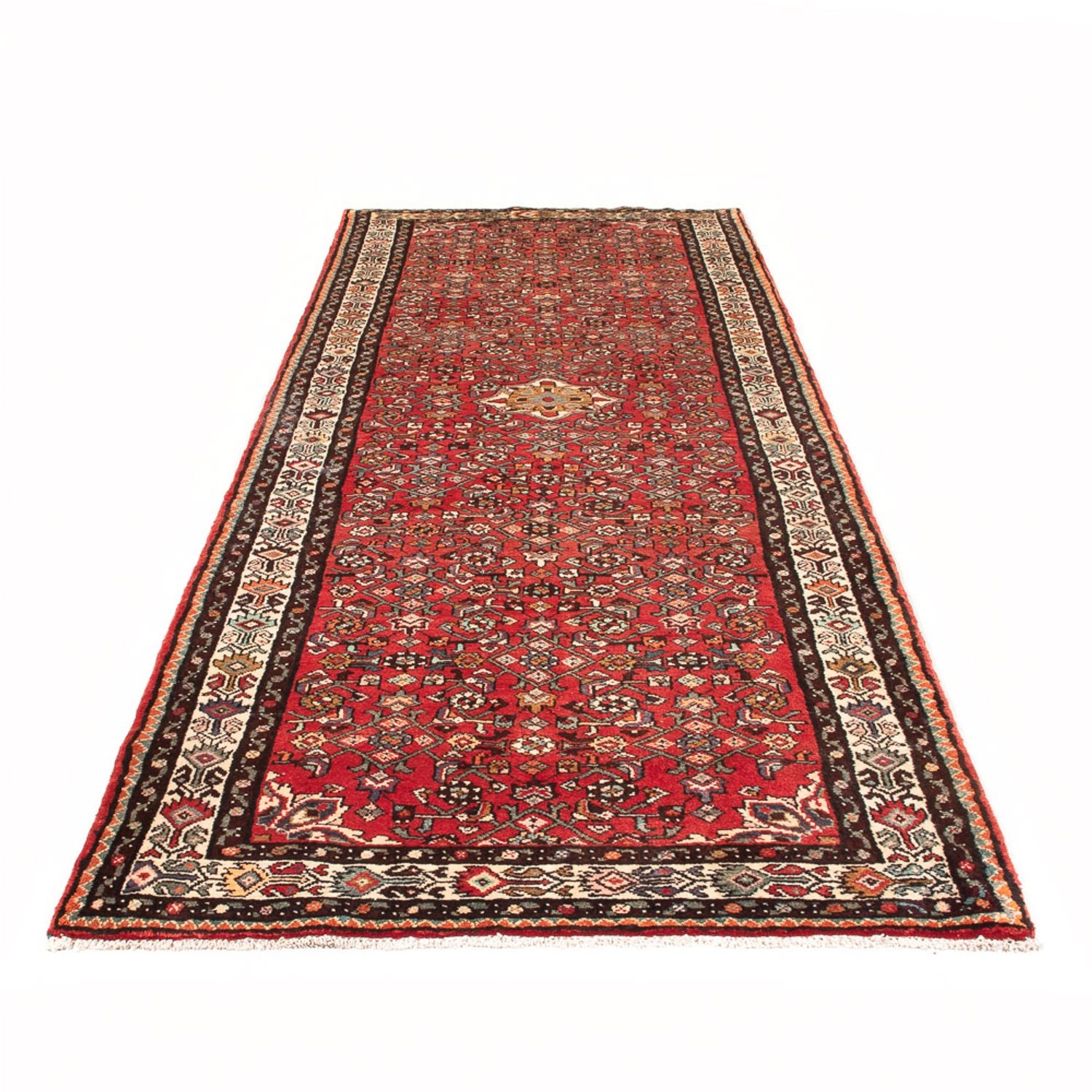 Alfombra de pasillo Alfombra persa - Nómada - 328 x 121 cm - rojo