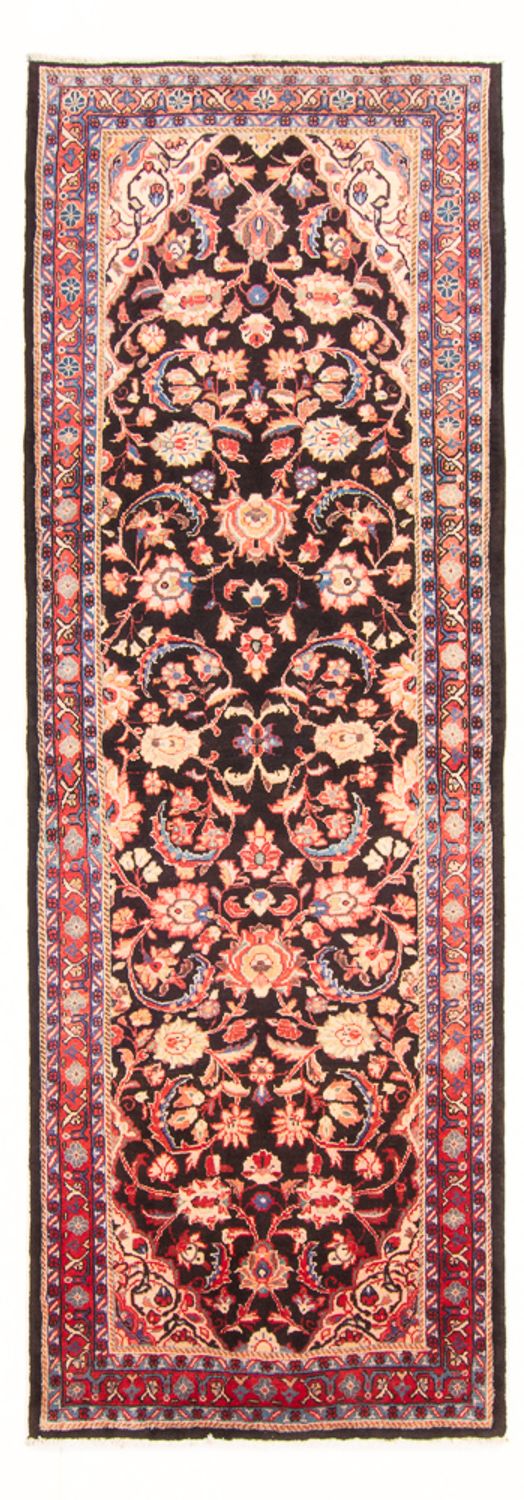 Alfombra de pasillo Alfombra persa - Nómada - 307 x 106 cm - azul oscuro