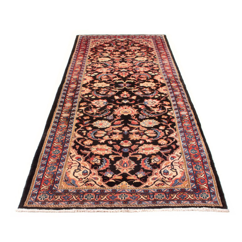 Alfombra de pasillo Alfombra persa - Nómada - 307 x 106 cm - azul oscuro