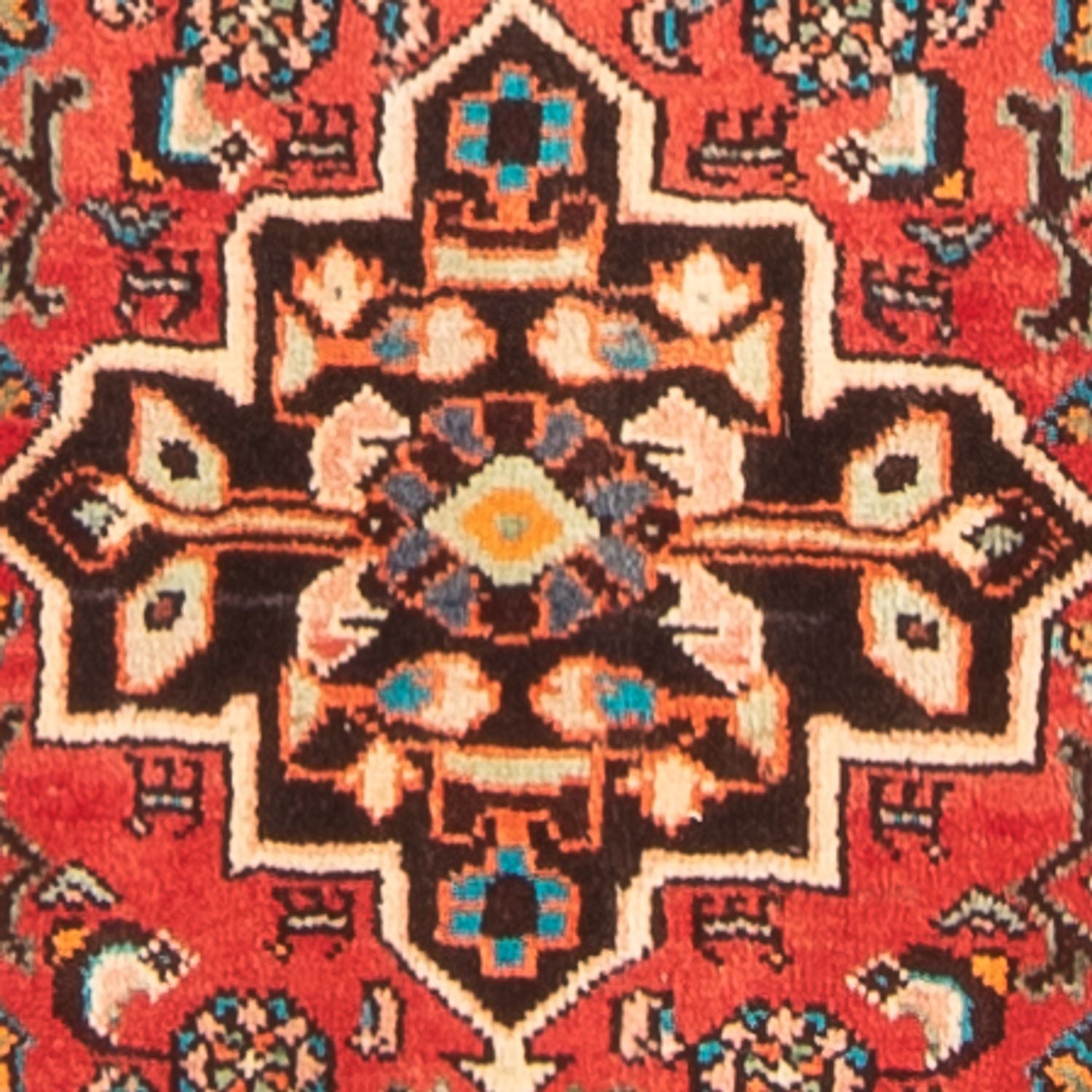 Alfombra de pasillo Alfombra persa - Nómada - 287 x 104 cm - rojo