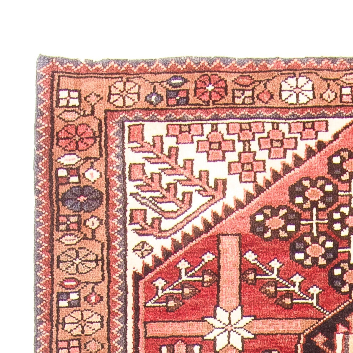 Alfombra de pasillo Alfombra persa - Nómada - 301 x 110 cm - rojo