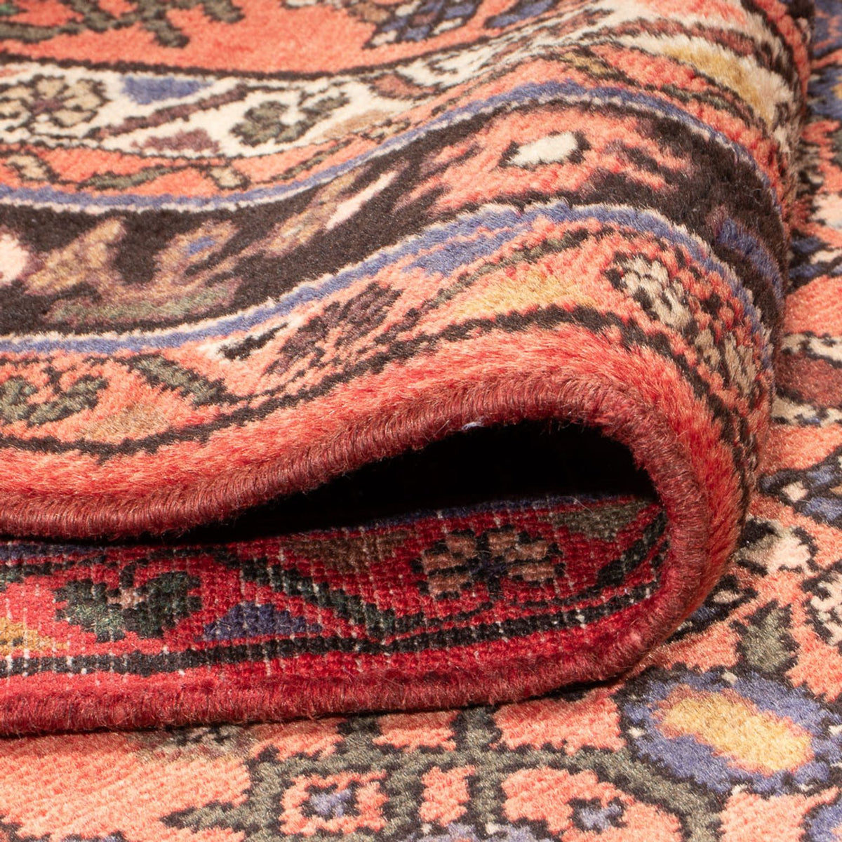 Alfombra de pasillo Alfombra persa - Nómada - 270 x 125 cm - rojo