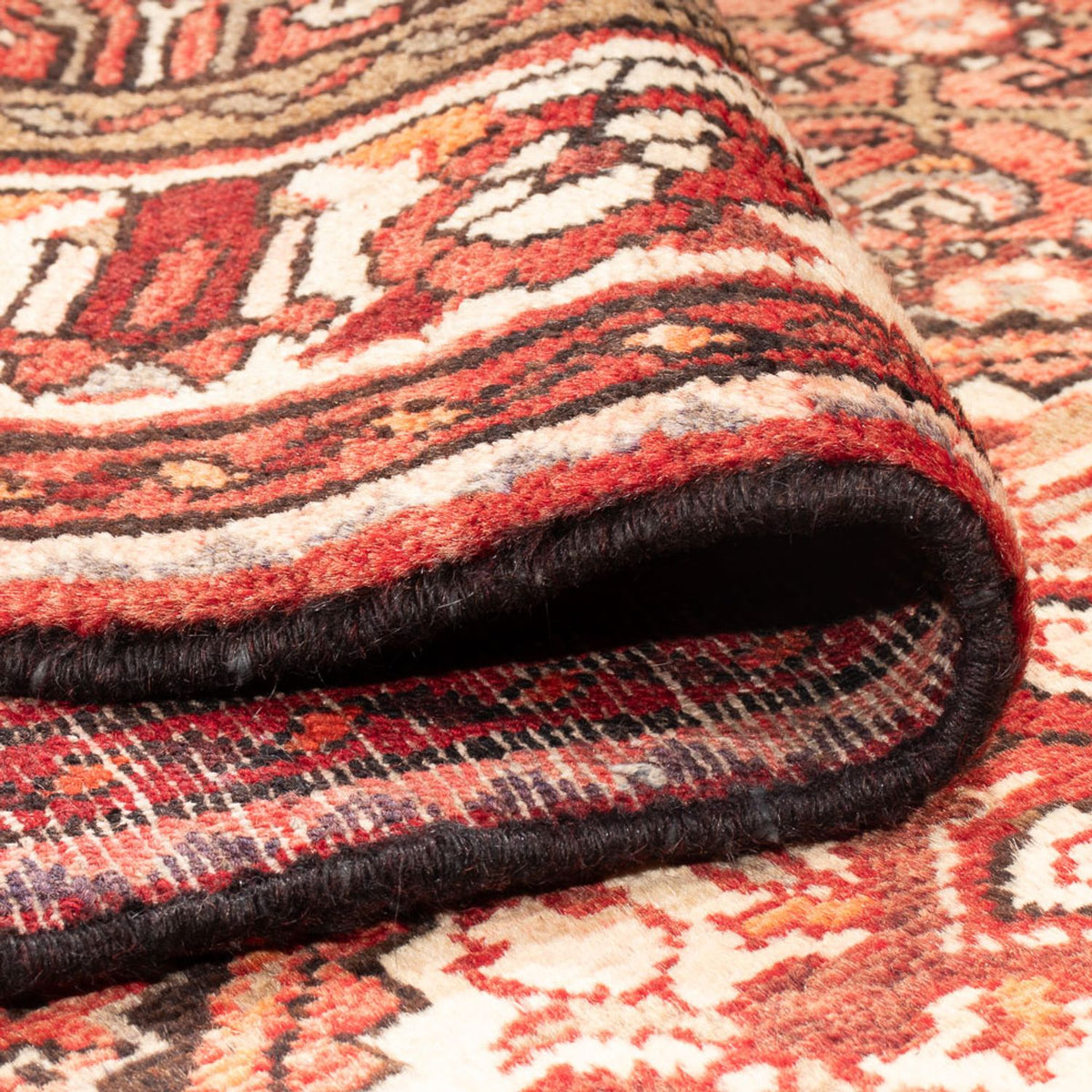 Alfombra de pasillo Alfombra persa - Nómada - 306 x 113 cm - rojo