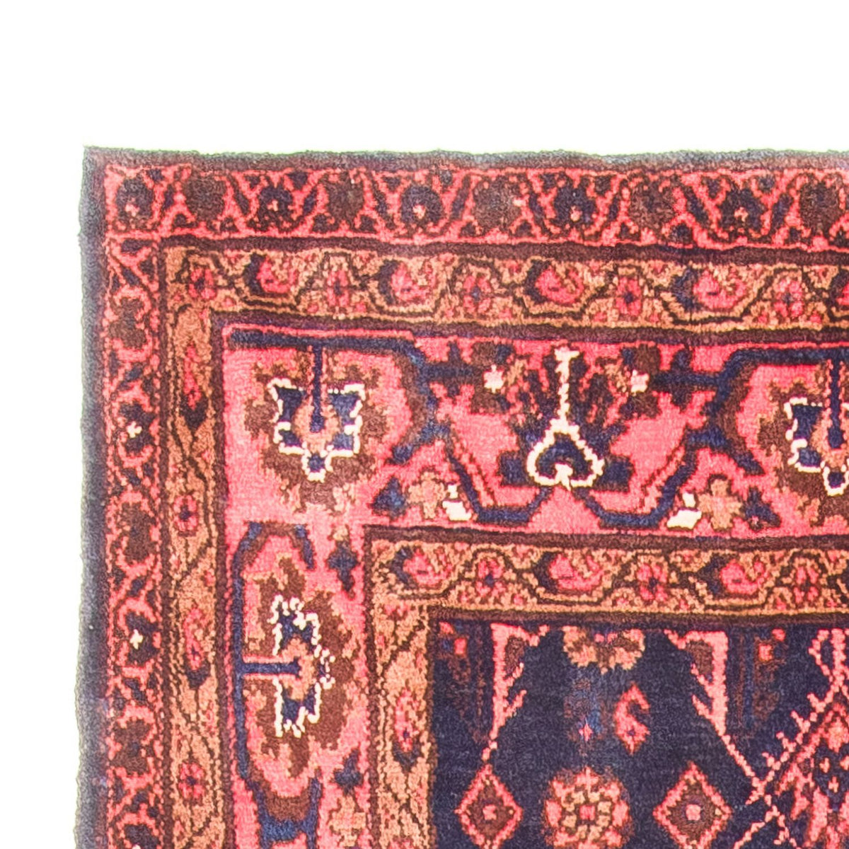 Alfombra de pasillo Alfombra persa - Nómada - 323 x 120 cm - azul oscuro