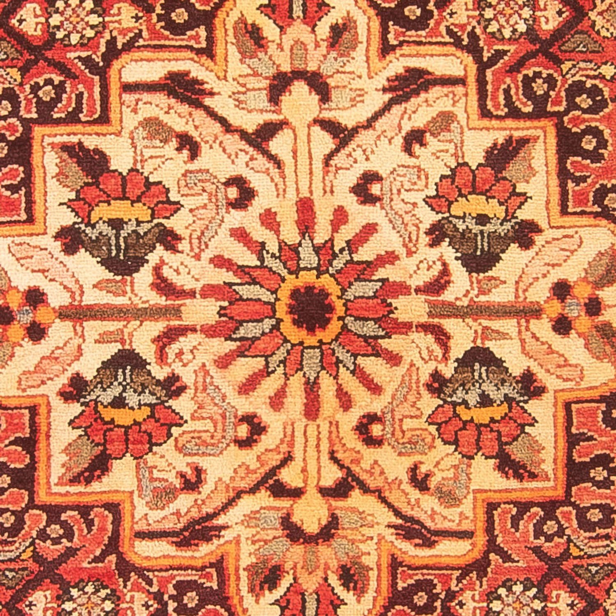 Alfombra de pasillo Alfombra persa - Nómada - 294 x 100 cm - rojo