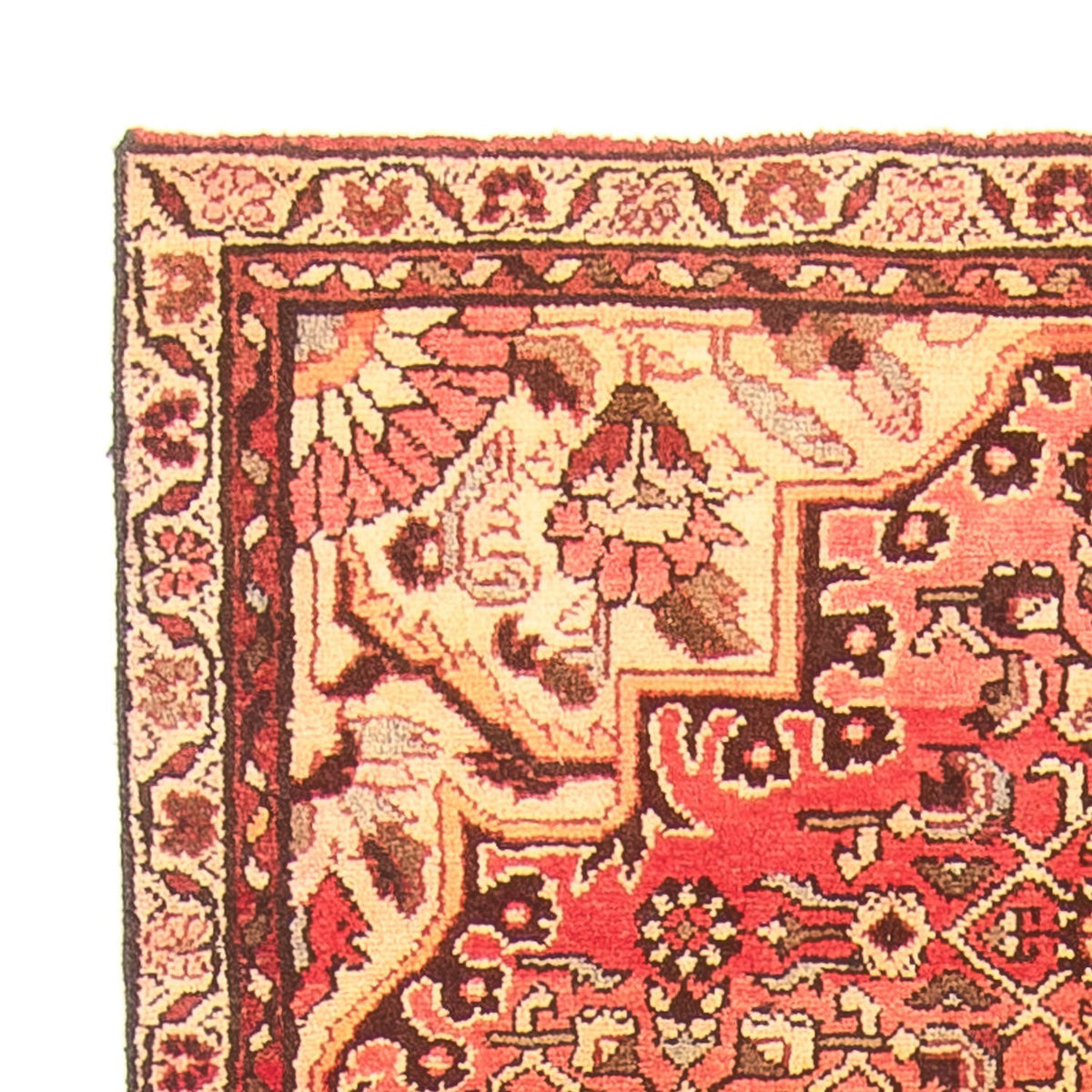 Alfombra de pasillo Alfombra persa - Nómada - 294 x 100 cm - rojo