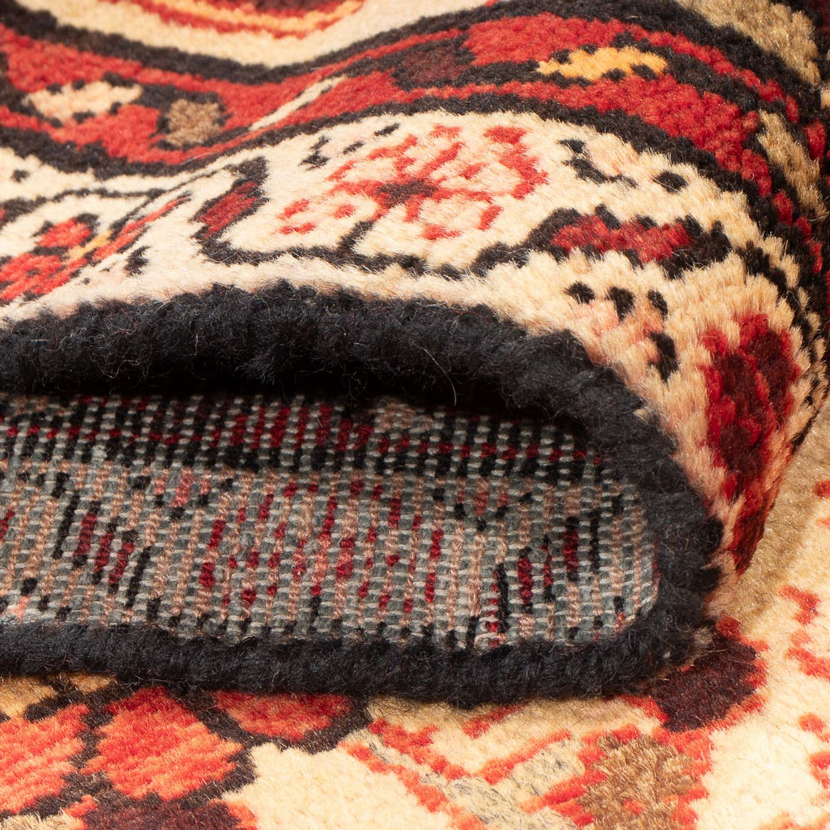 Alfombra de pasillo Alfombra persa - Nómada - 294 x 100 cm - rojo