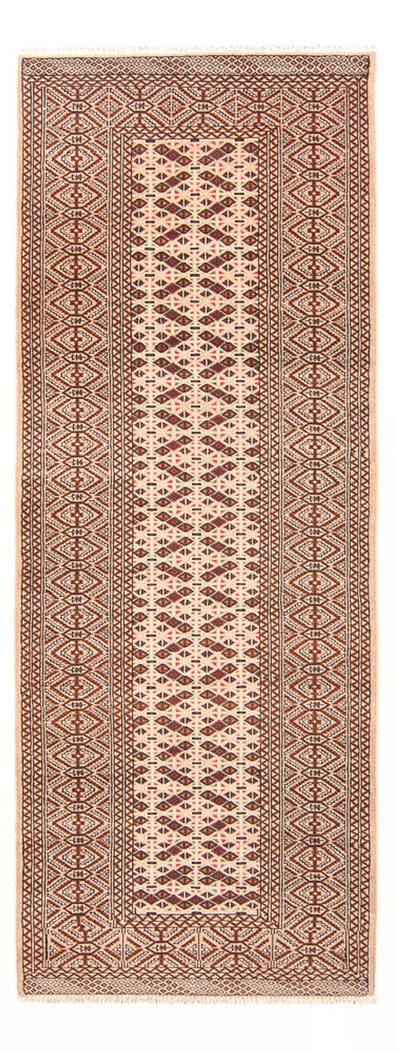 Alfombra de pasillo Alfombra Turkaman - 282 x 100 cm - crema