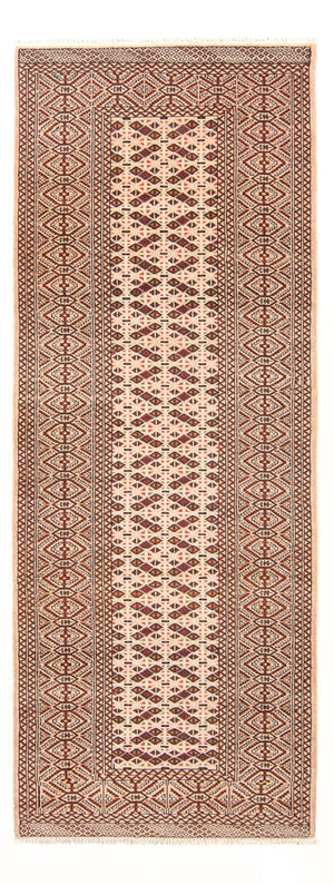 Alfombra de pasillo Alfombra Turkaman - 282 x 100 cm - crema