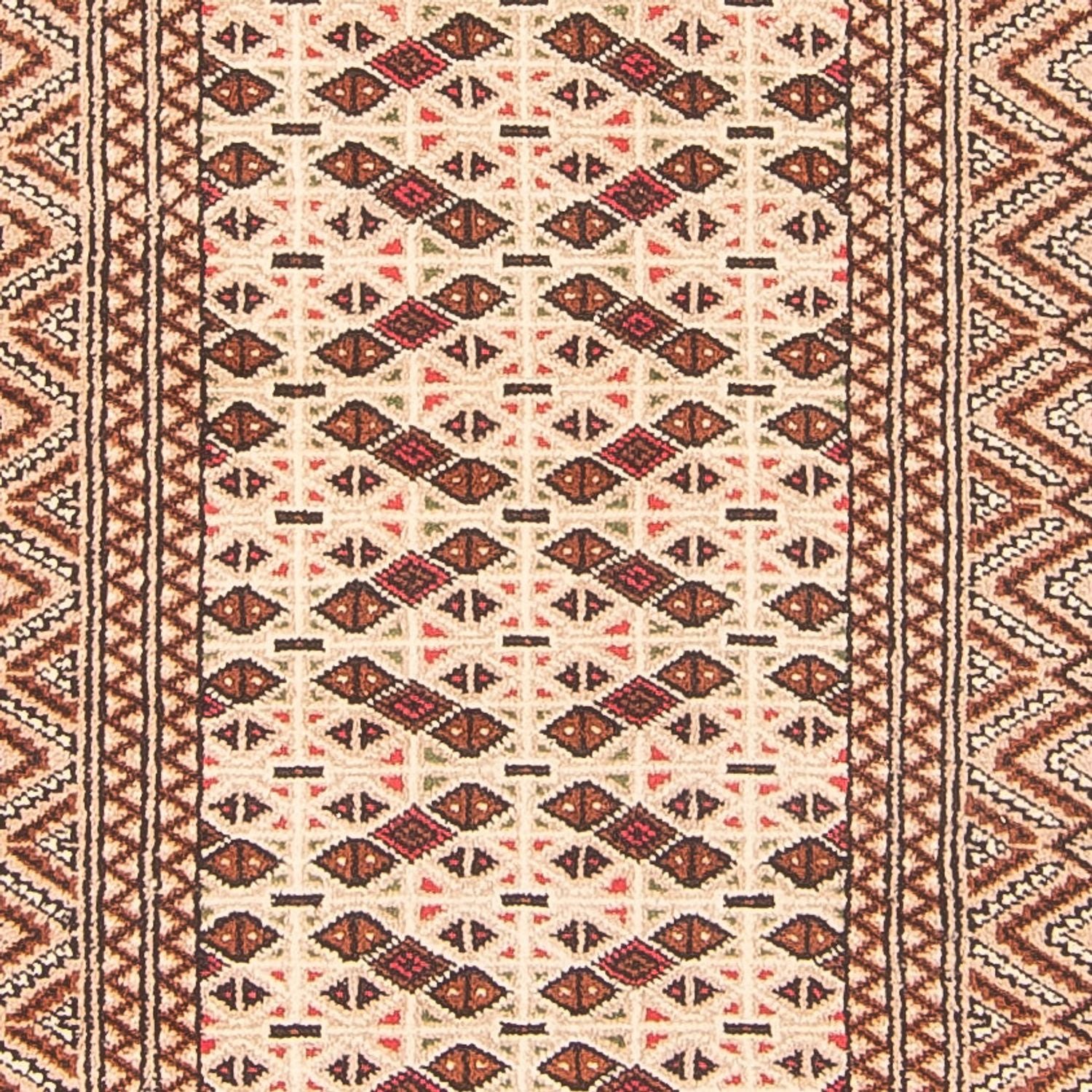 Alfombra de pasillo Alfombra Turkaman - 282 x 100 cm - crema