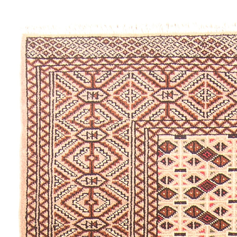 Alfombra de pasillo Alfombra Turkaman - 282 x 100 cm - crema