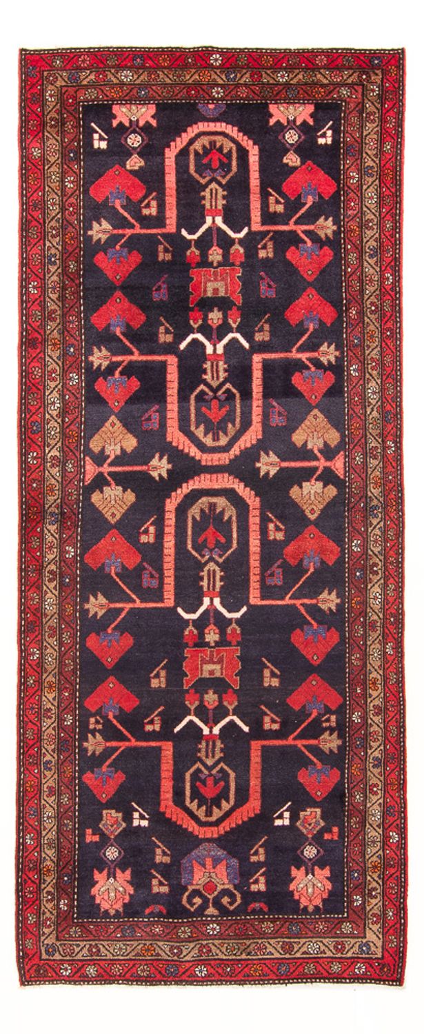 Alfombra de pasillo Alfombra persa - Nómada - 308 x 121 cm - azul oscuro