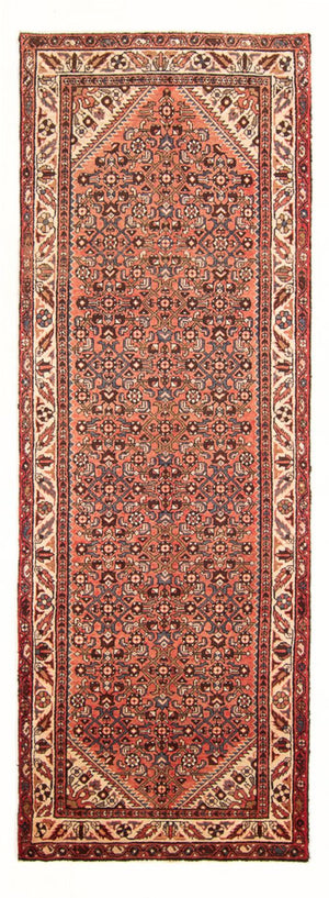 Alfombra de pasillo Alfombra persa - Nómada - 302 x 107 cm - azul oscuro
