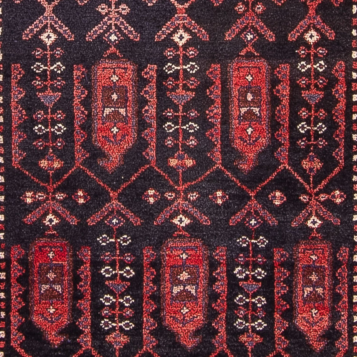 Alfombra de pasillo Alfombra persa - Nómada - 305 x 117 cm - azul oscuro