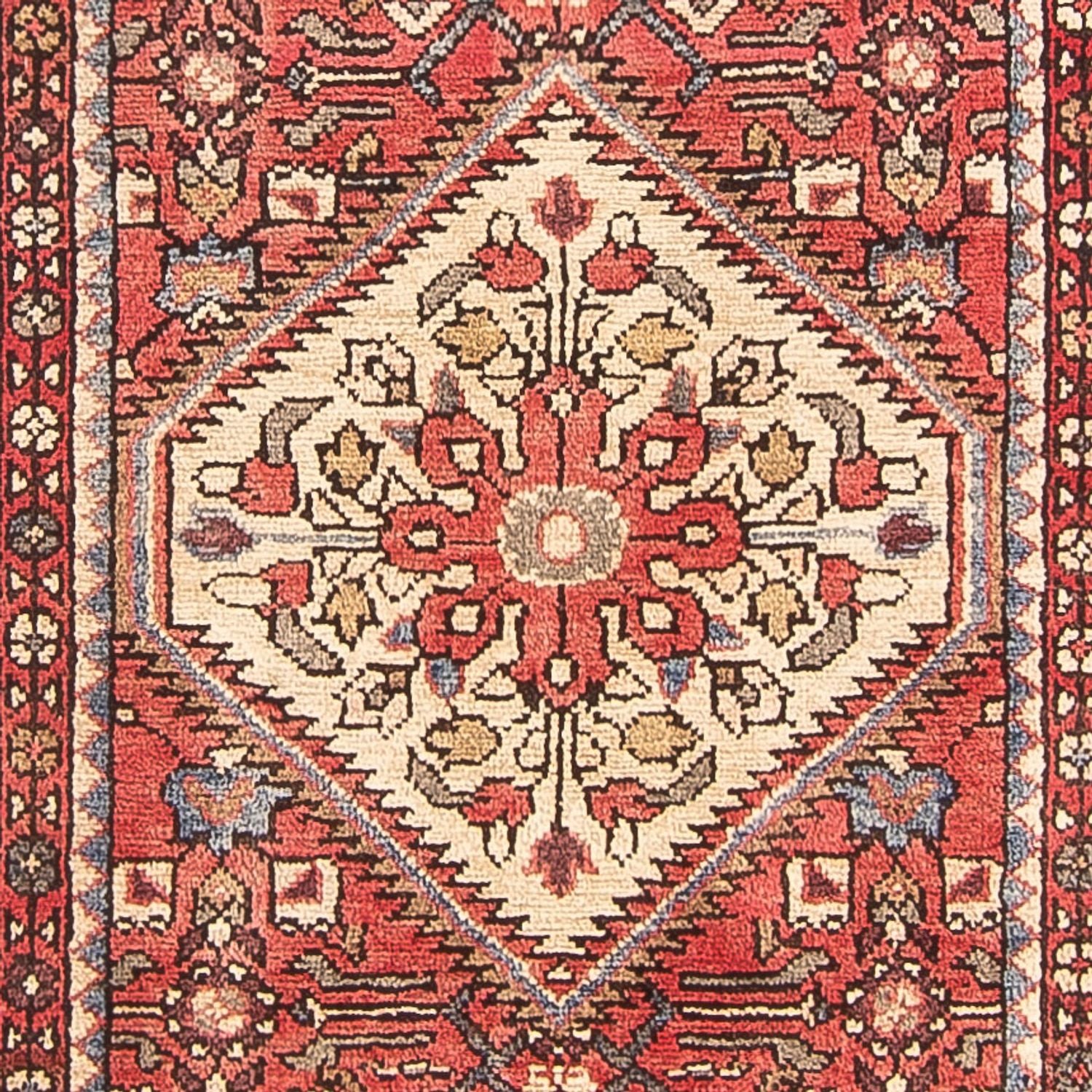 Alfombra de pasillo Alfombra persa - Nómada - 316 x 107 cm - rojo