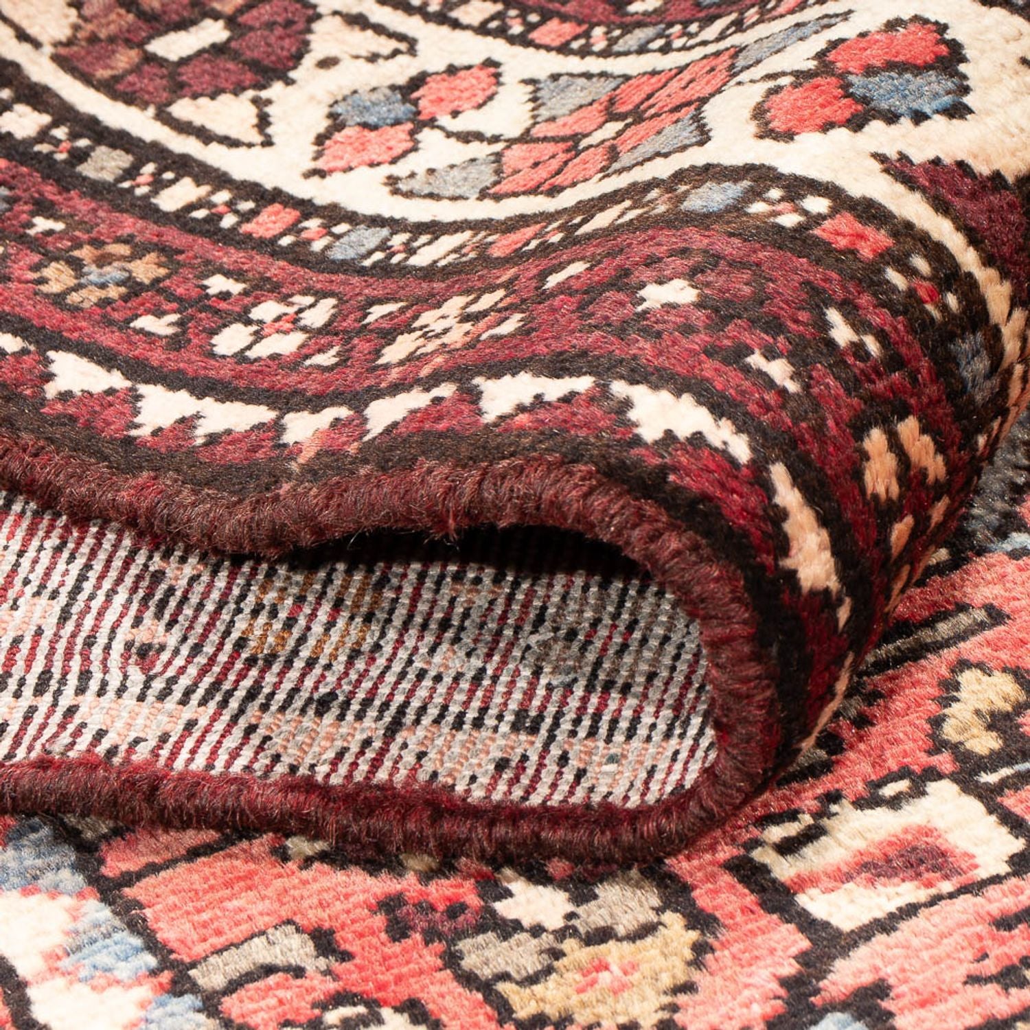 Alfombra de pasillo Alfombra persa - Nómada - 316 x 107 cm - rojo