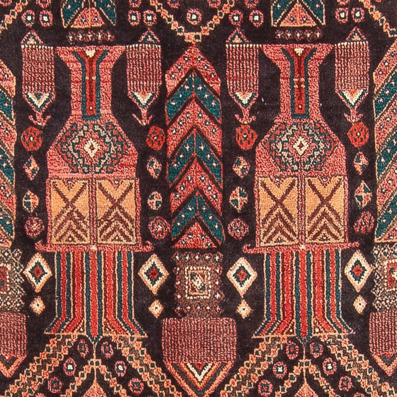 Alfombra de pasillo Alfombra persa - Nómada - 270 x 116 cm - azul oscuro