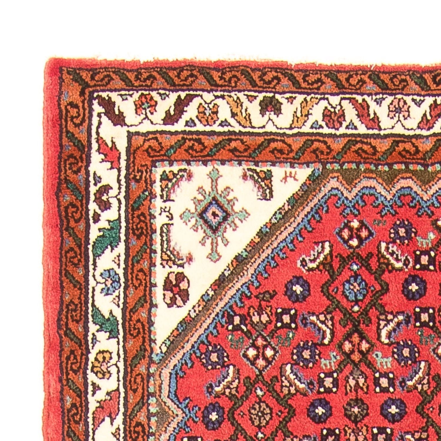 Alfombra de pasillo Alfombra persa - Nómada - 293 x 111 cm - rojo