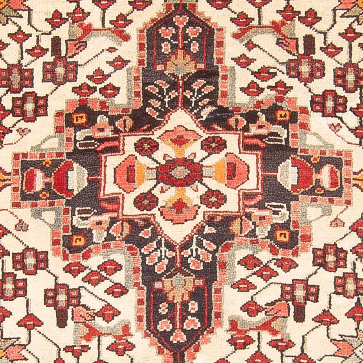 Alfombra de pasillo Alfombra persa - Nómada - 288 x 112 cm - crema