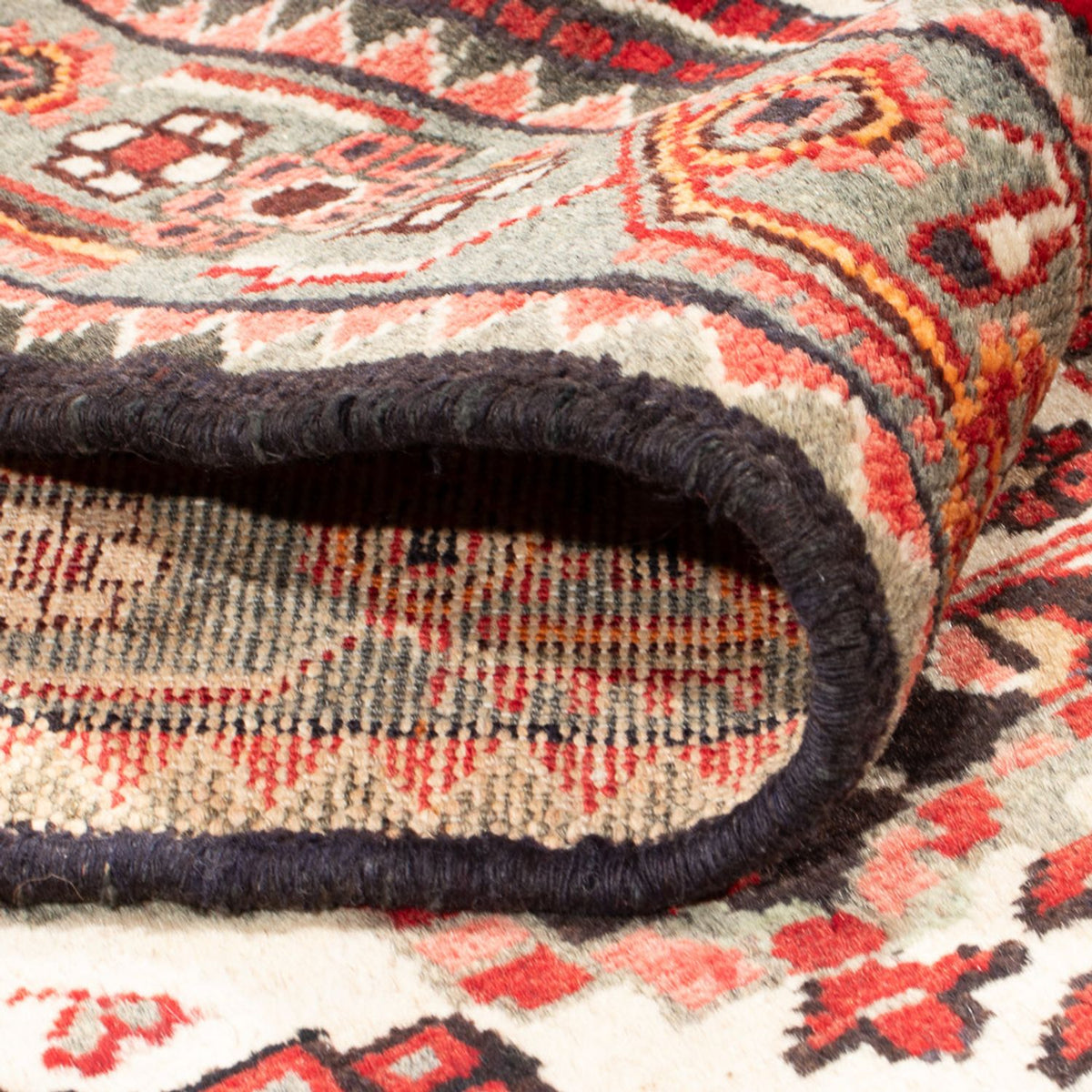 Alfombra de pasillo Alfombra persa - Nómada - 288 x 112 cm - crema