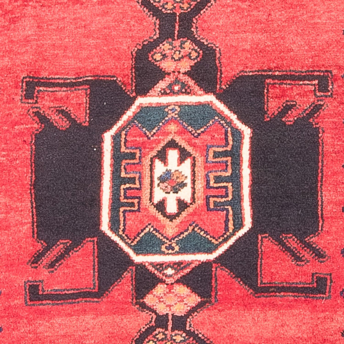Alfombra de pasillo Alfombra persa - Nómada - 280 x 104 cm - rojo