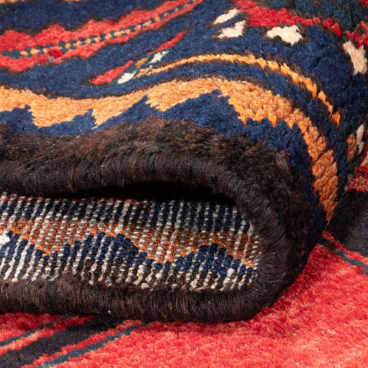 Alfombra de pasillo Alfombra persa - Nómada - 280 x 104 cm - rojo