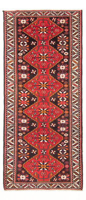 Alfombra de pasillo Alfombra persa - Nómada - 285 x 118 cm - rojo
