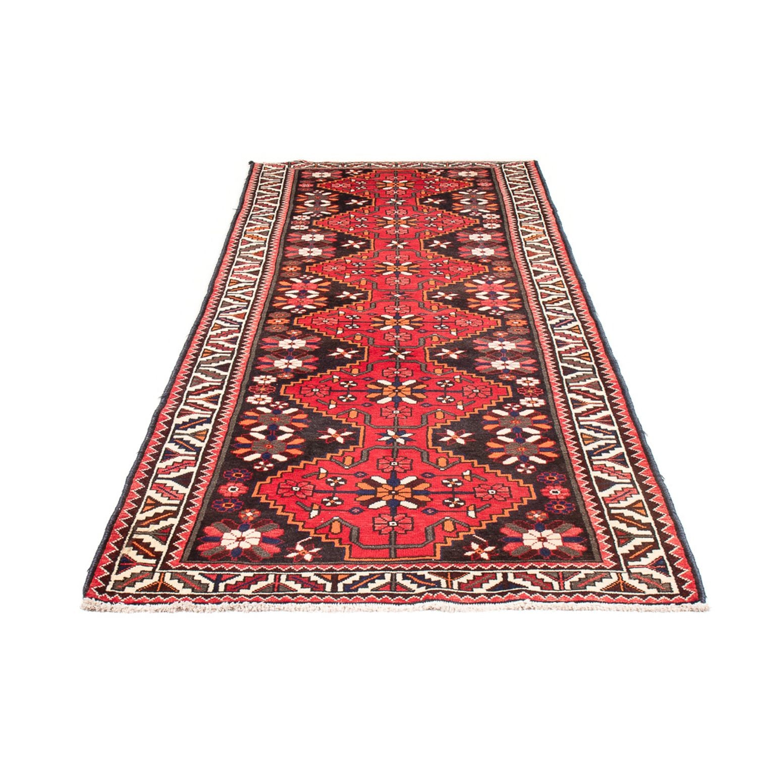 Alfombra de pasillo Alfombra persa - Nómada - 285 x 118 cm - rojo