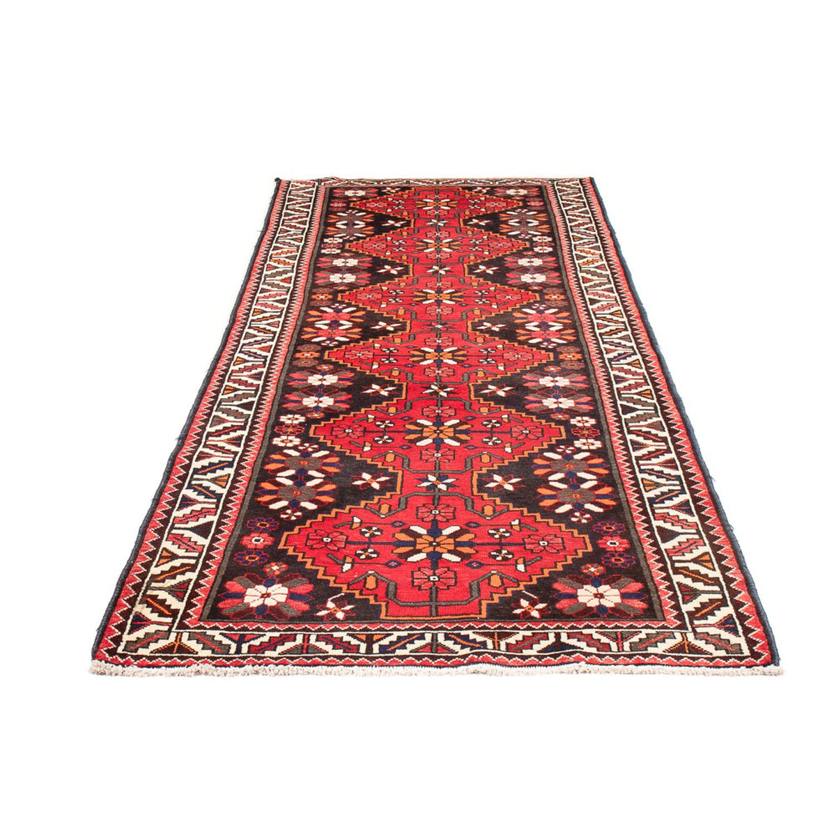 Alfombra de pasillo Alfombra persa - Nómada - 285 x 118 cm - rojo