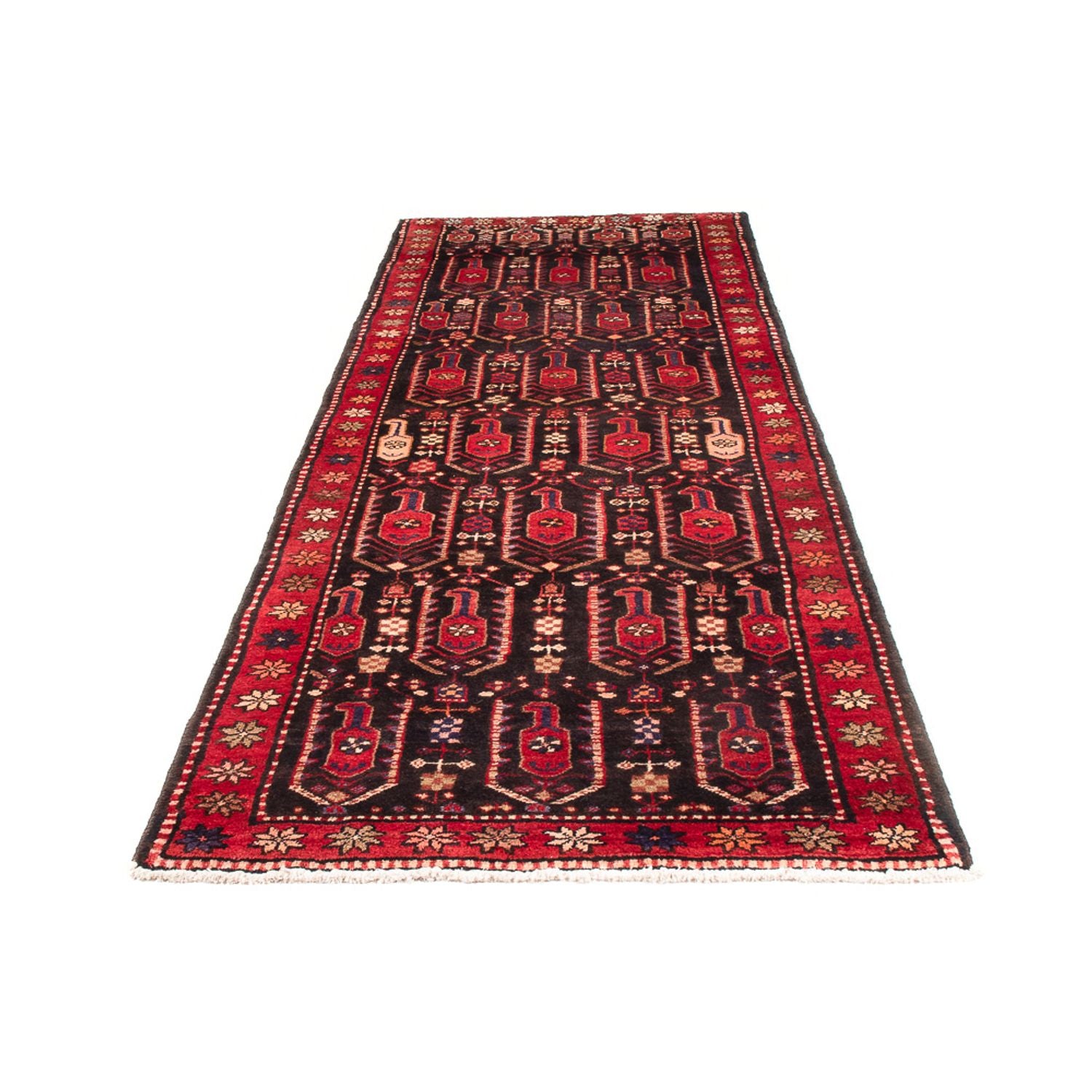 Alfombra de pasillo Alfombra persa - Nómada - 287 x 100 cm - azul oscuro