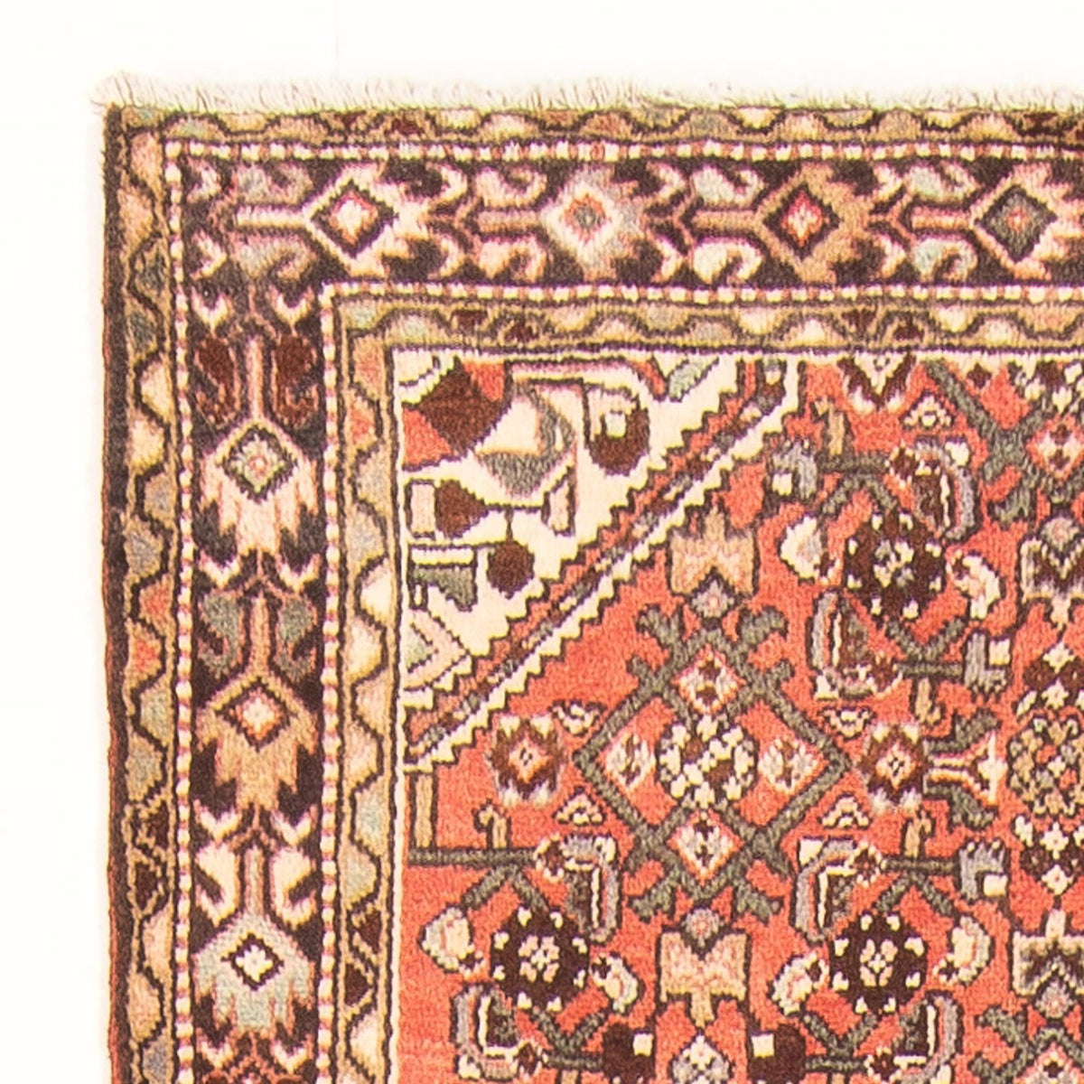 Alfombra de pasillo Alfombra persa - Nómada - 287 x 112 cm - rojo