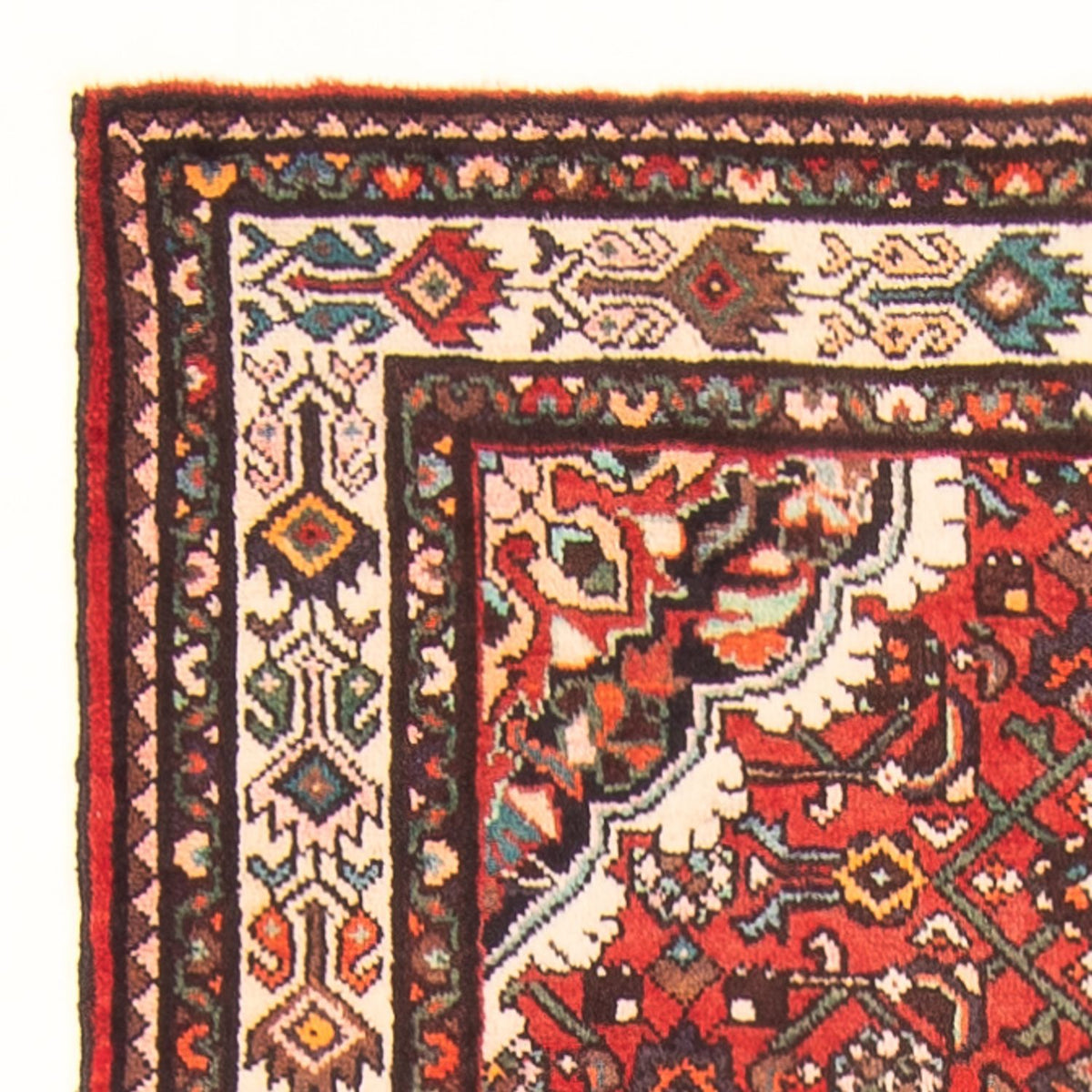 Alfombra de pasillo Alfombra persa - Nómada - 296 x 119 cm - rojo