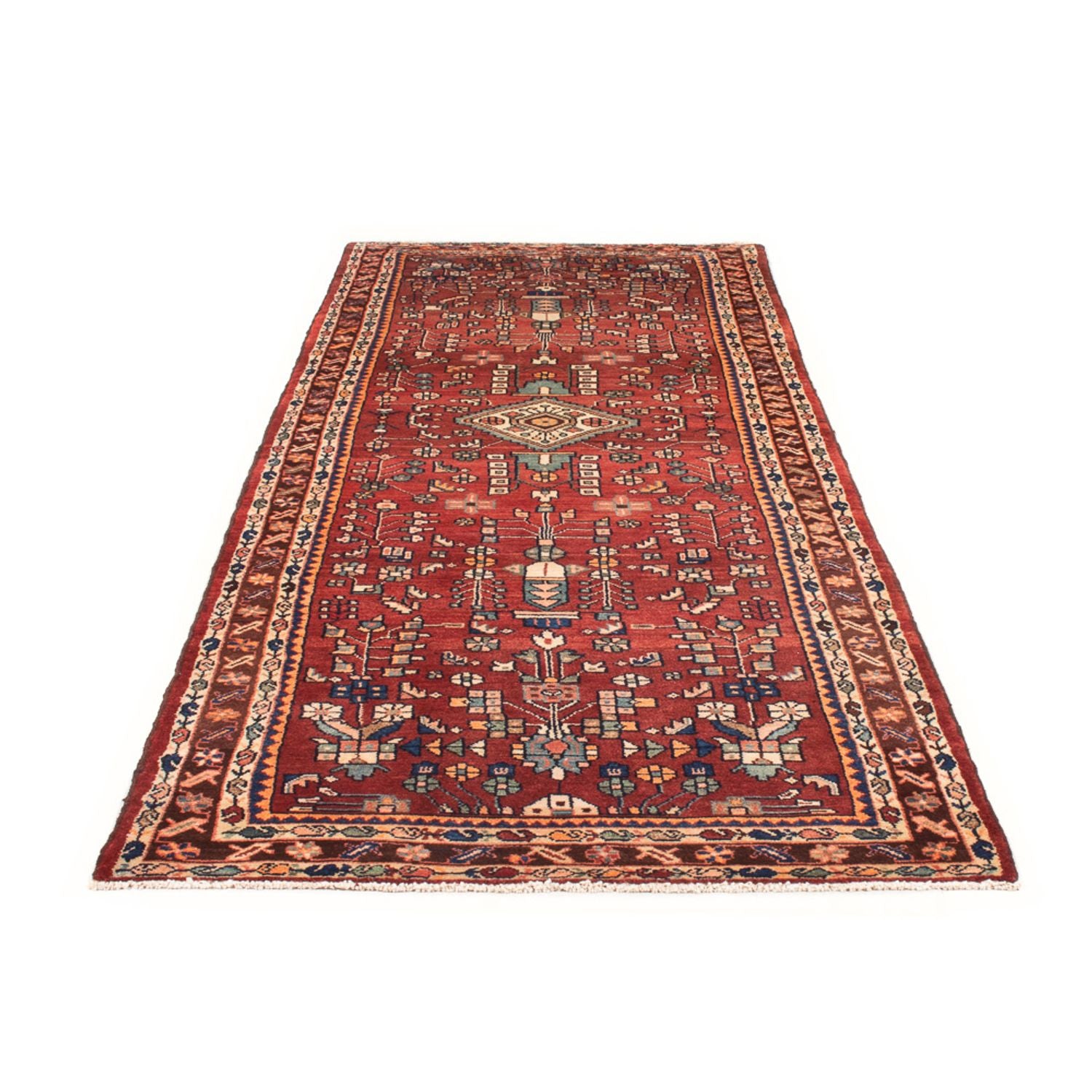 Alfombra de pasillo Alfombra persa - Nómada - 308 x 106 cm - rojo