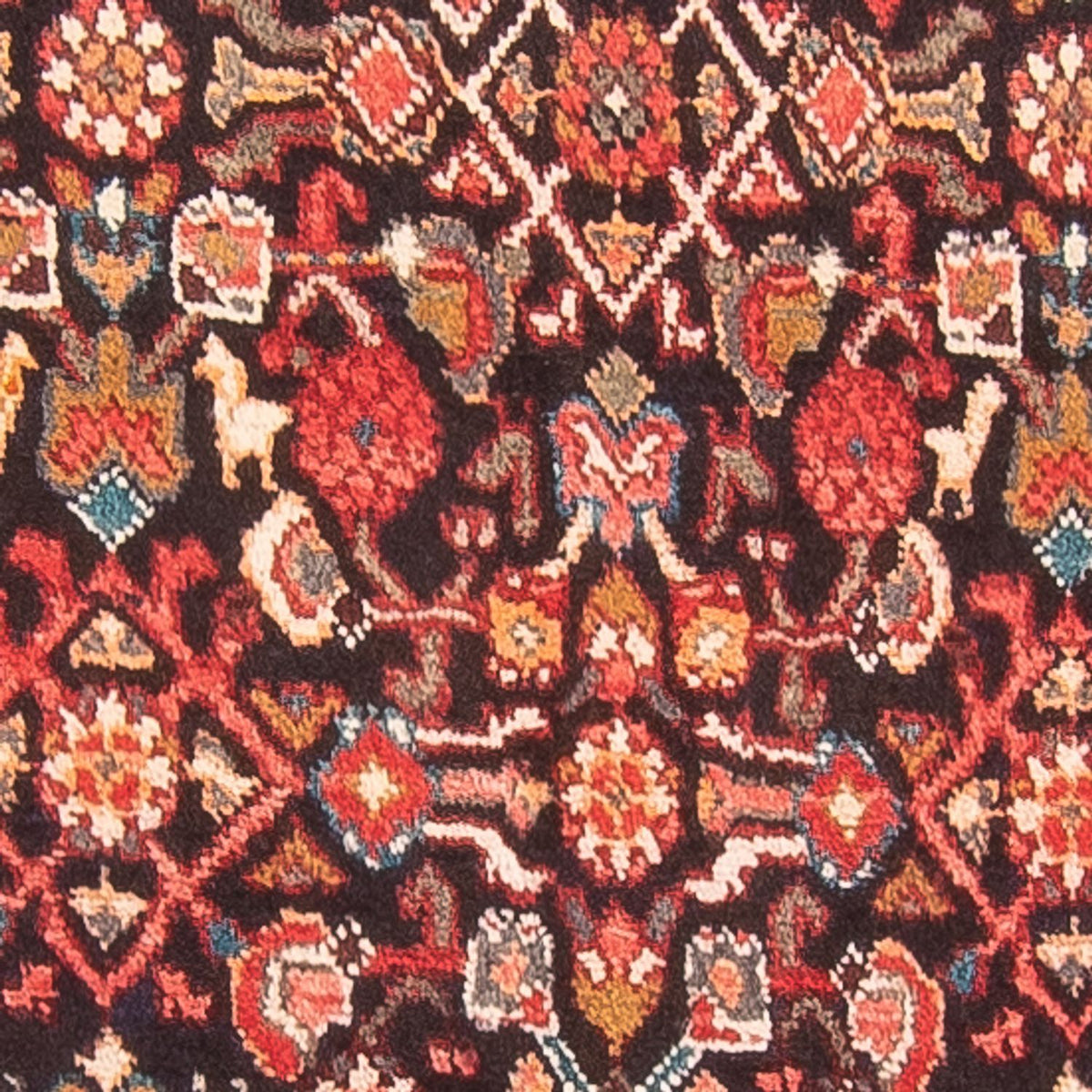 Alfombra de pasillo Alfombra persa - Nómada - 356 x 114 cm - azul oscuro